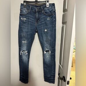 Aeropostale Distressed Blue Jeans Skinny 27/28